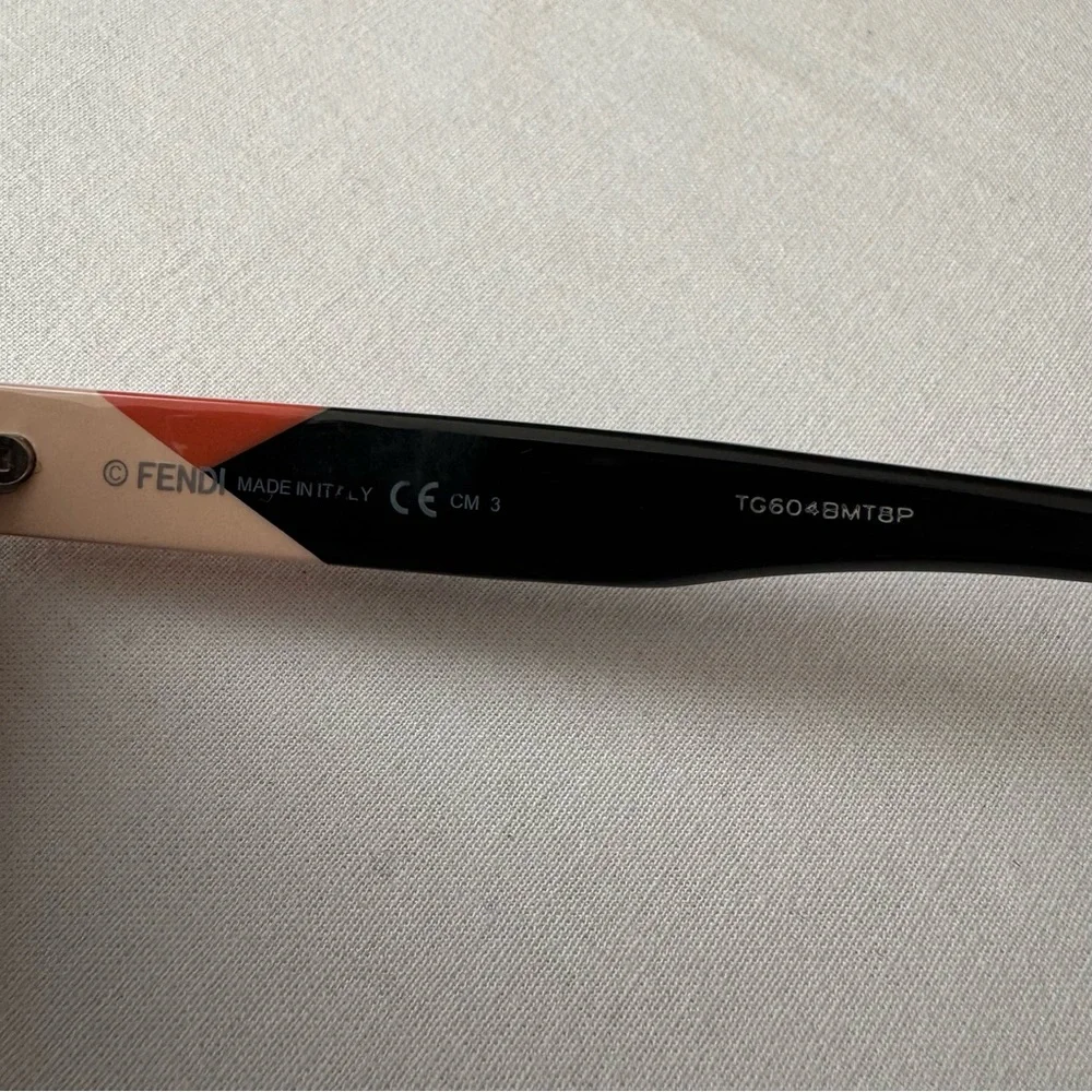 Fendi Oversized Black Sunglasses Made in Italy